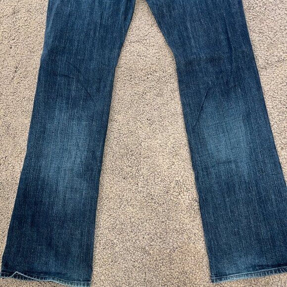 Men's 31 HUDSON CLIFTON 5 POCKET BOOT MEDIUM WASH BLUE DENIM JEANS MADE IN USA - Picture 6 of 14